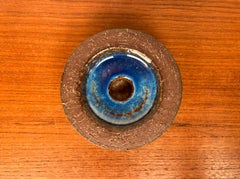 Portavelas de cerámica danesa de Studio Pottery de mediados de siglo Michael Andersen Keramik