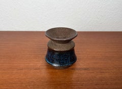 Portavelas de cerámica danesa de Studio Pottery de mediados de siglo Michael Andersen Keramik