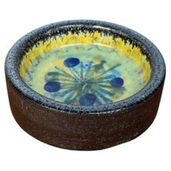 Schale aus dänischer Studio Pottery aus der Jahrhundertmitte, Bangholm, 1960er Jahre