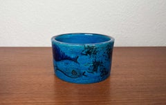 Mid-Century Modern Pesce Fish Pottery Bowl, Aldo Londi, Bitossi, Italy, 1960s