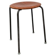 Mid-Century Modern Danish Teak Stool, 1960s