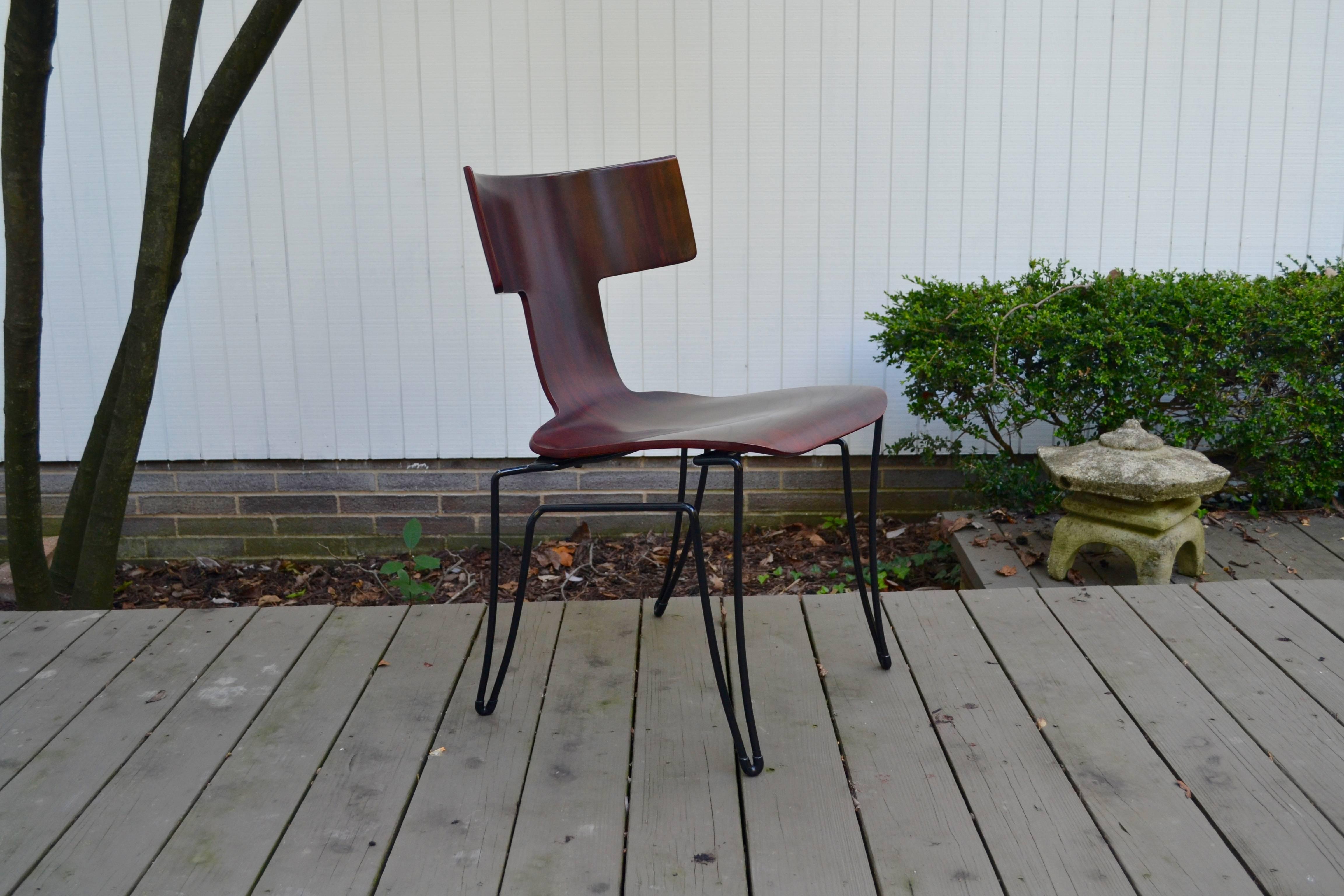 20th Century Anziano Dining Chairs by John Hutton for Donghia For Sale