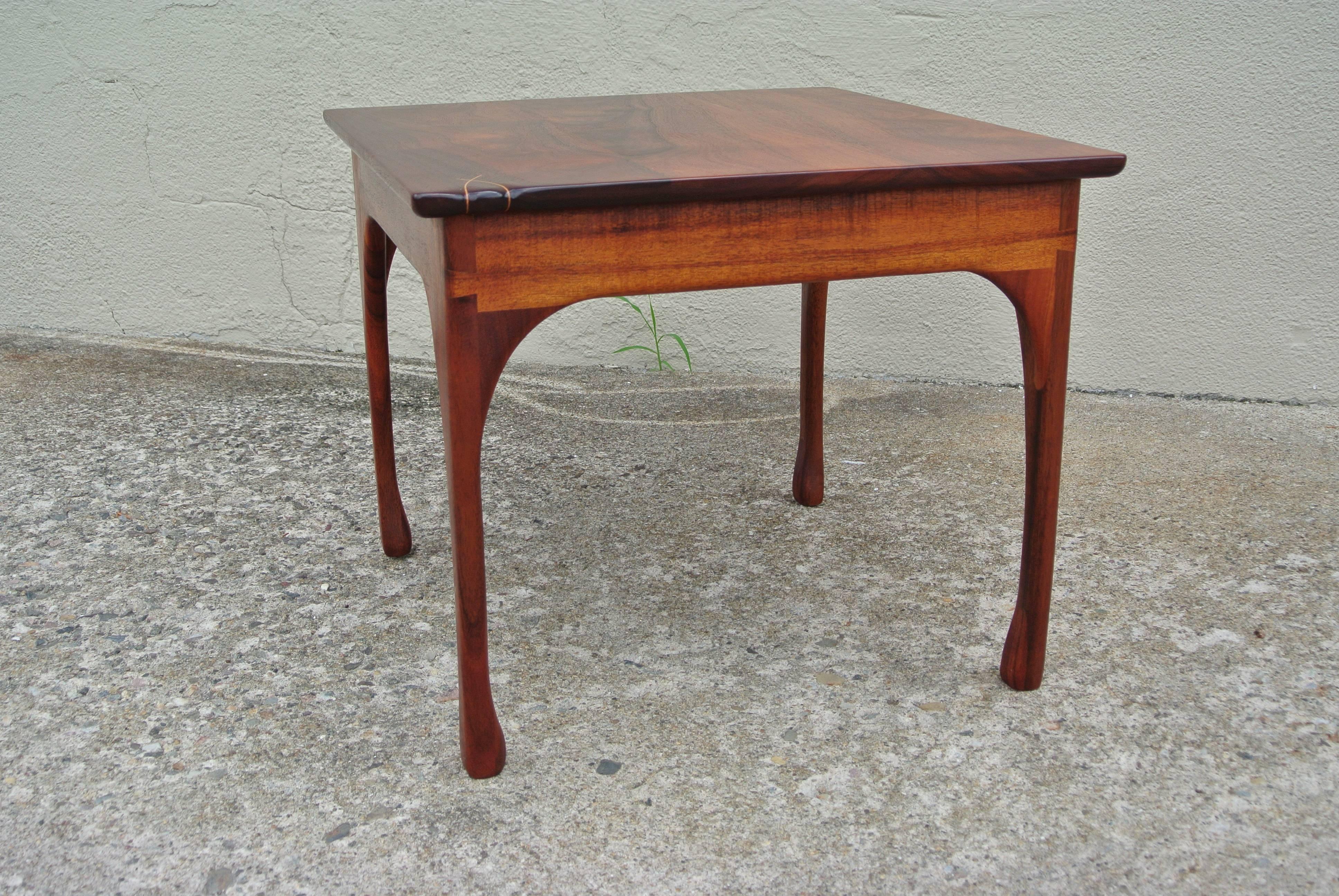 Mid-Century Modern Side Table by Tom Deady For Sale
