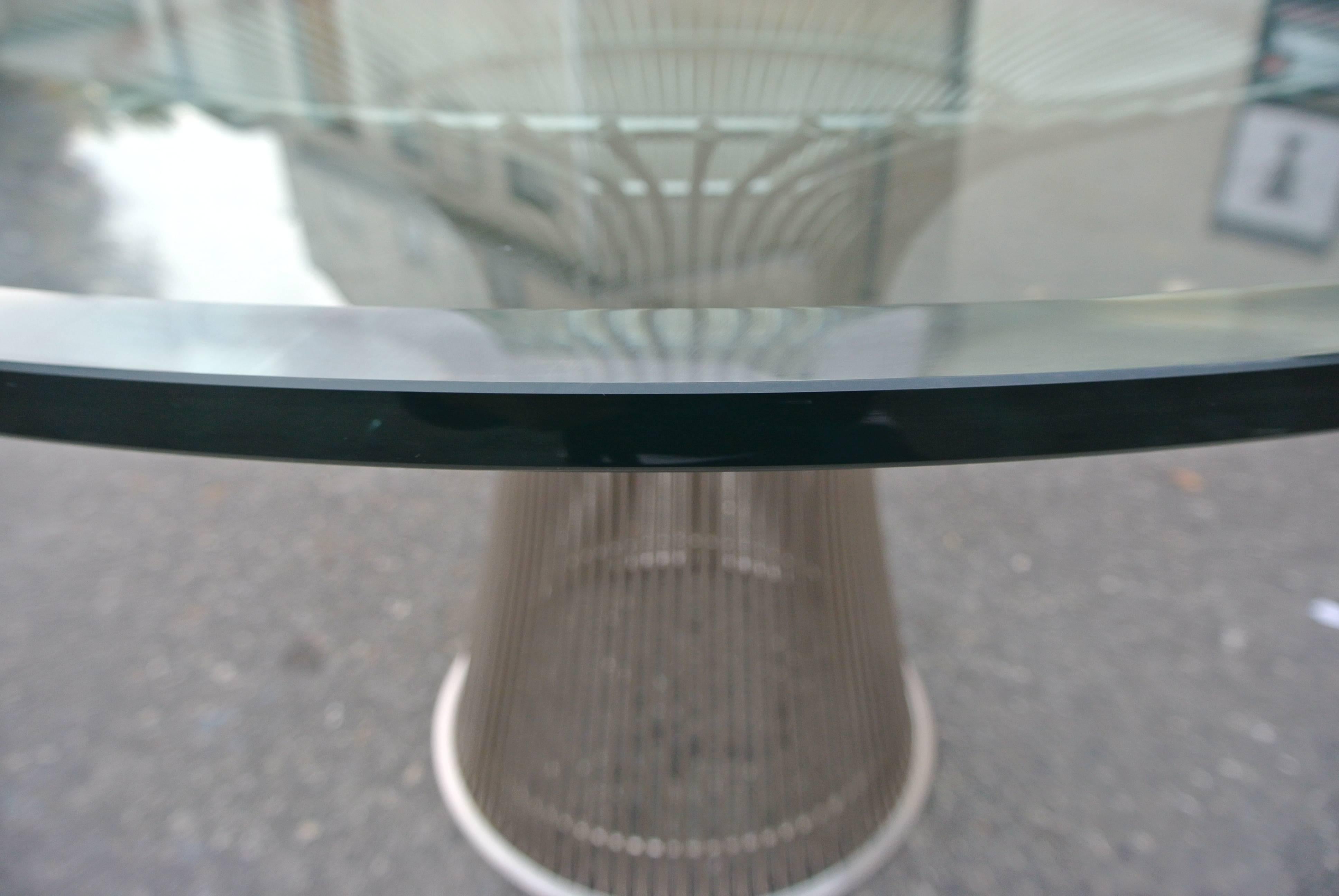 Dining Table by Warren Platner In Excellent Condition In Morristown, NJ