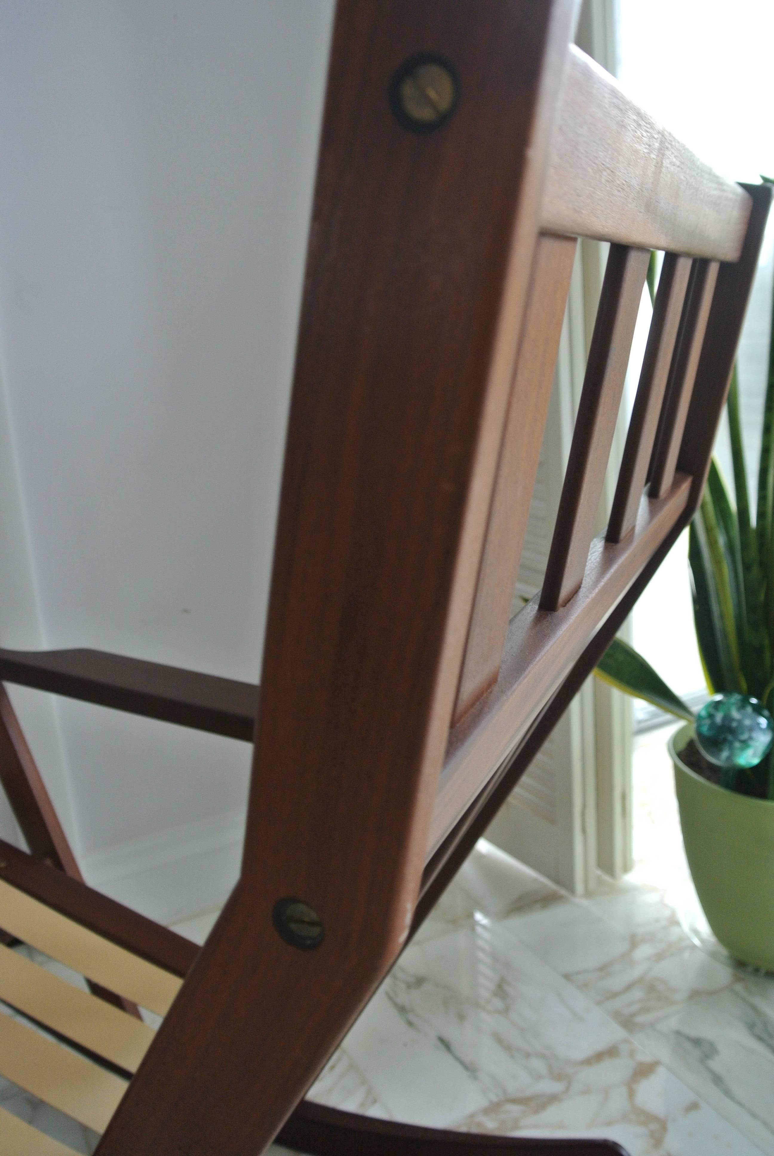 Teak Rocking Chair by Poul Volther For Sale
