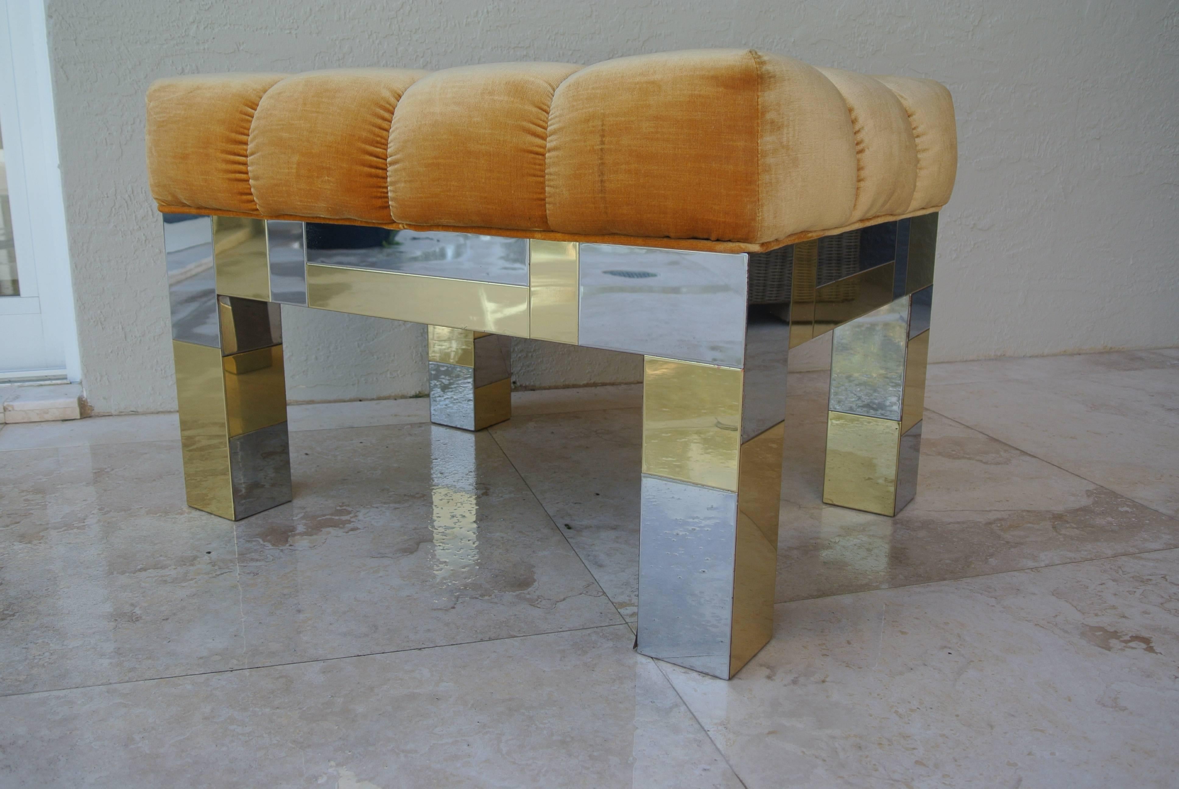 American Cityscape Stool by Paul Evans