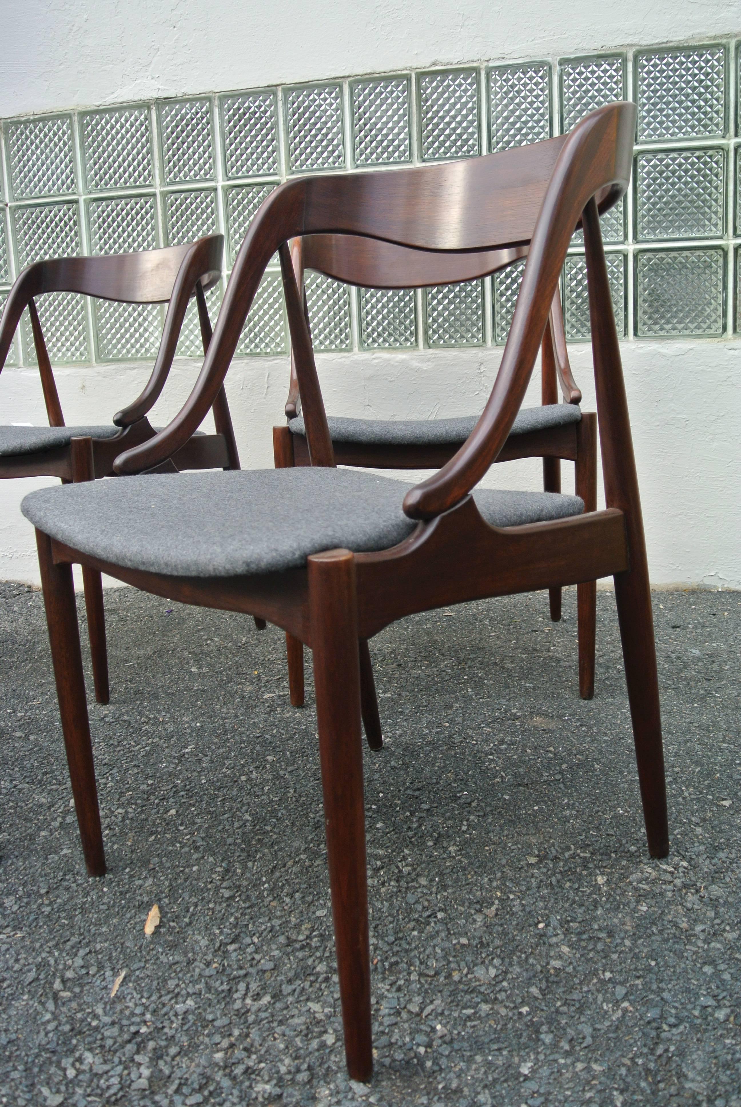 Mid-Century Modern Dining Chairs by Johannes Andersen