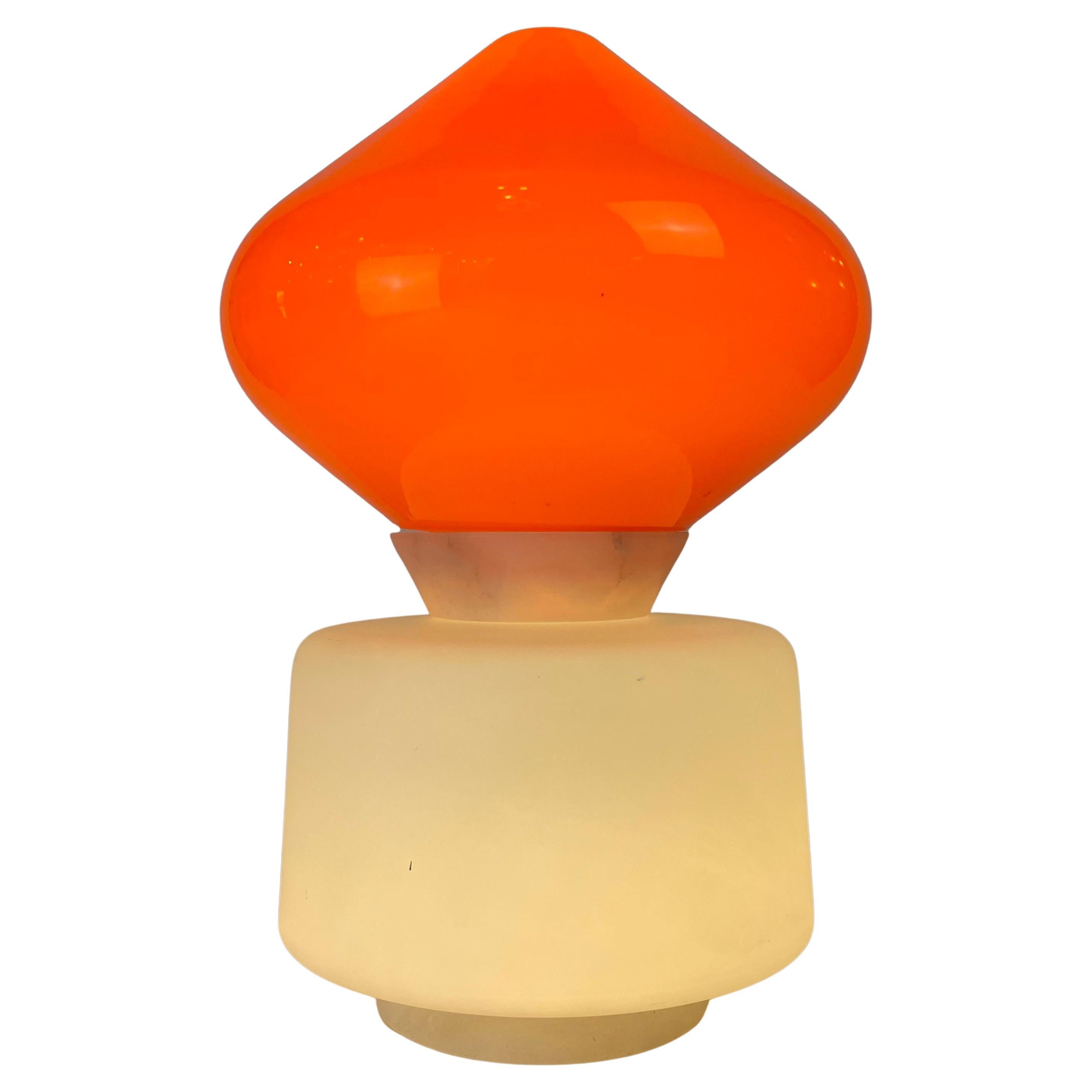 Murano & Alabaster Table Lamp in the style of C. Nason, 1960s For Sale