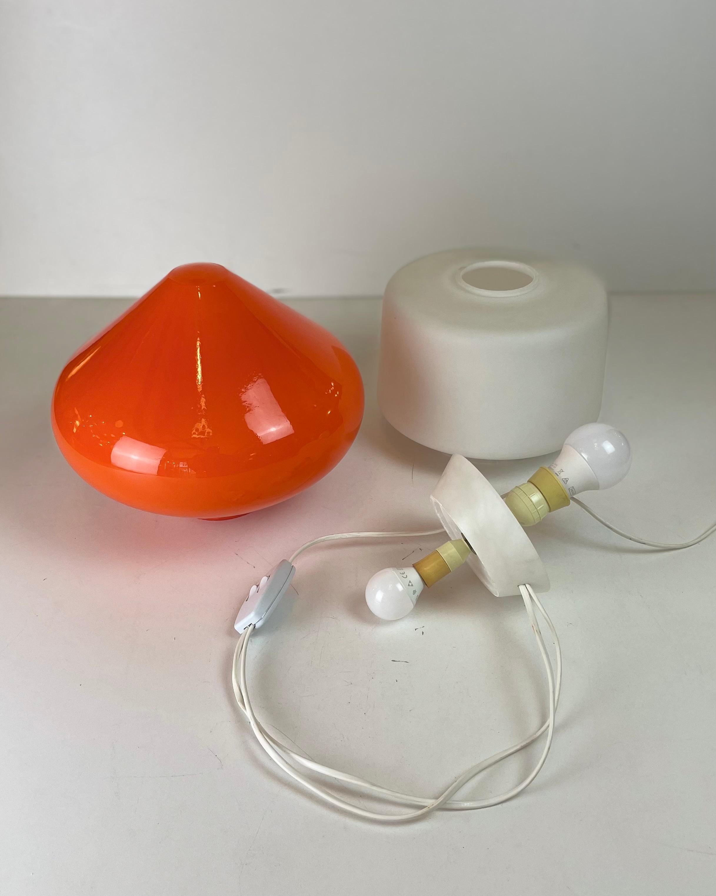 Murano & Alabaster Table Lamp in the style of C. Nason, 1960s For Sale 12