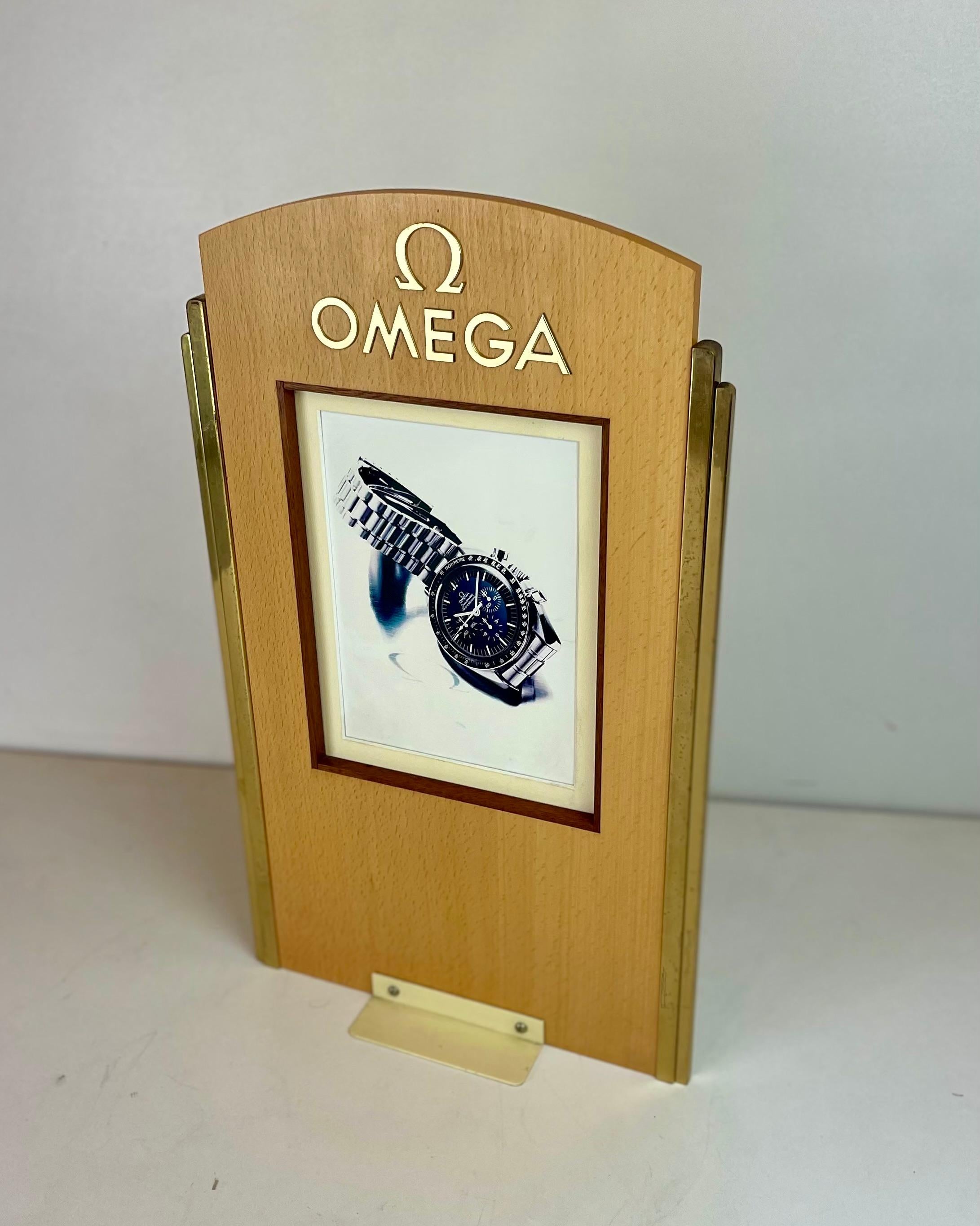 Pubblicità Omega d'epoca nei negozi, anni '80 In condizioni buone in vendita a Brussel, BE