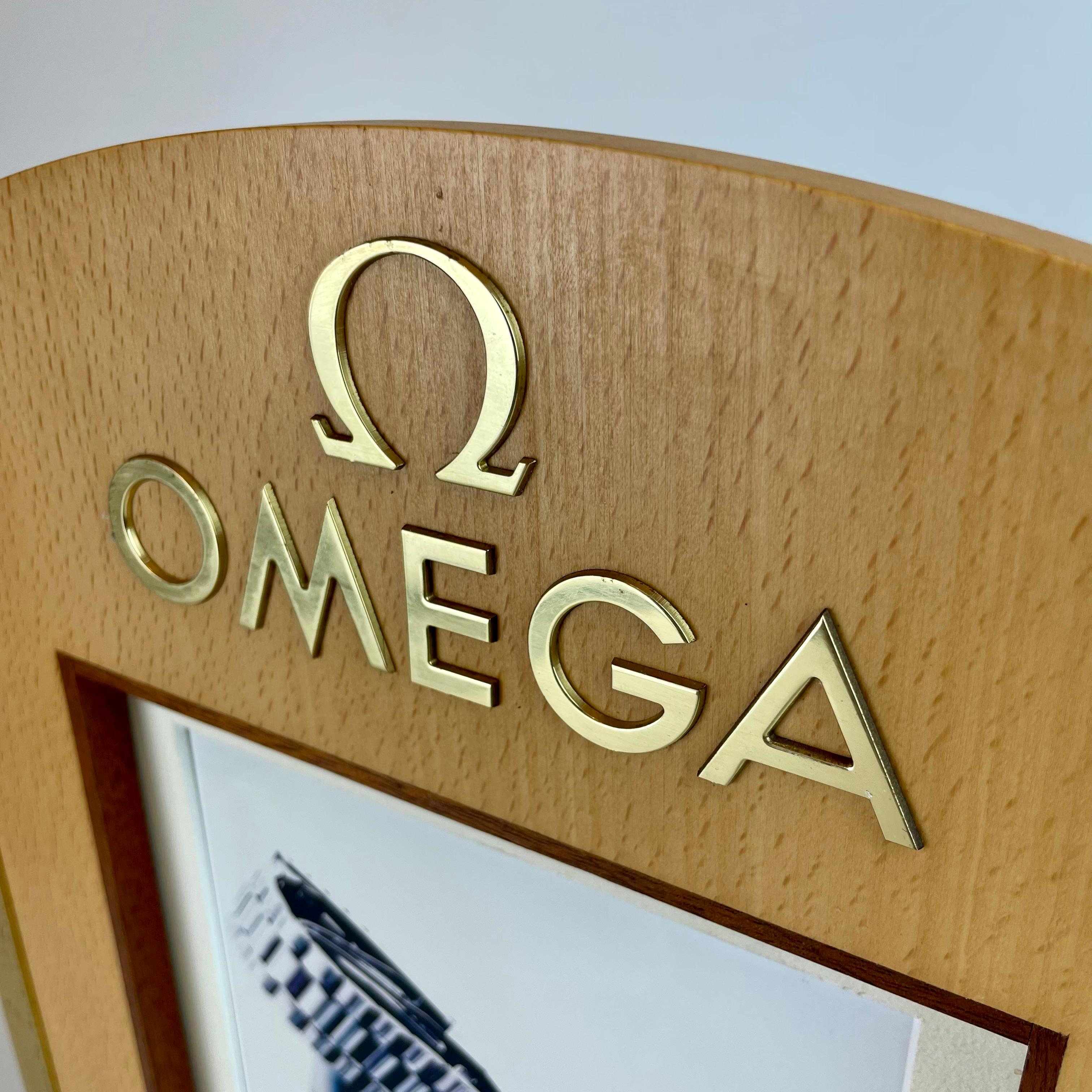 Pubblicità Omega d'epoca nei negozi, anni '80 in vendita 7