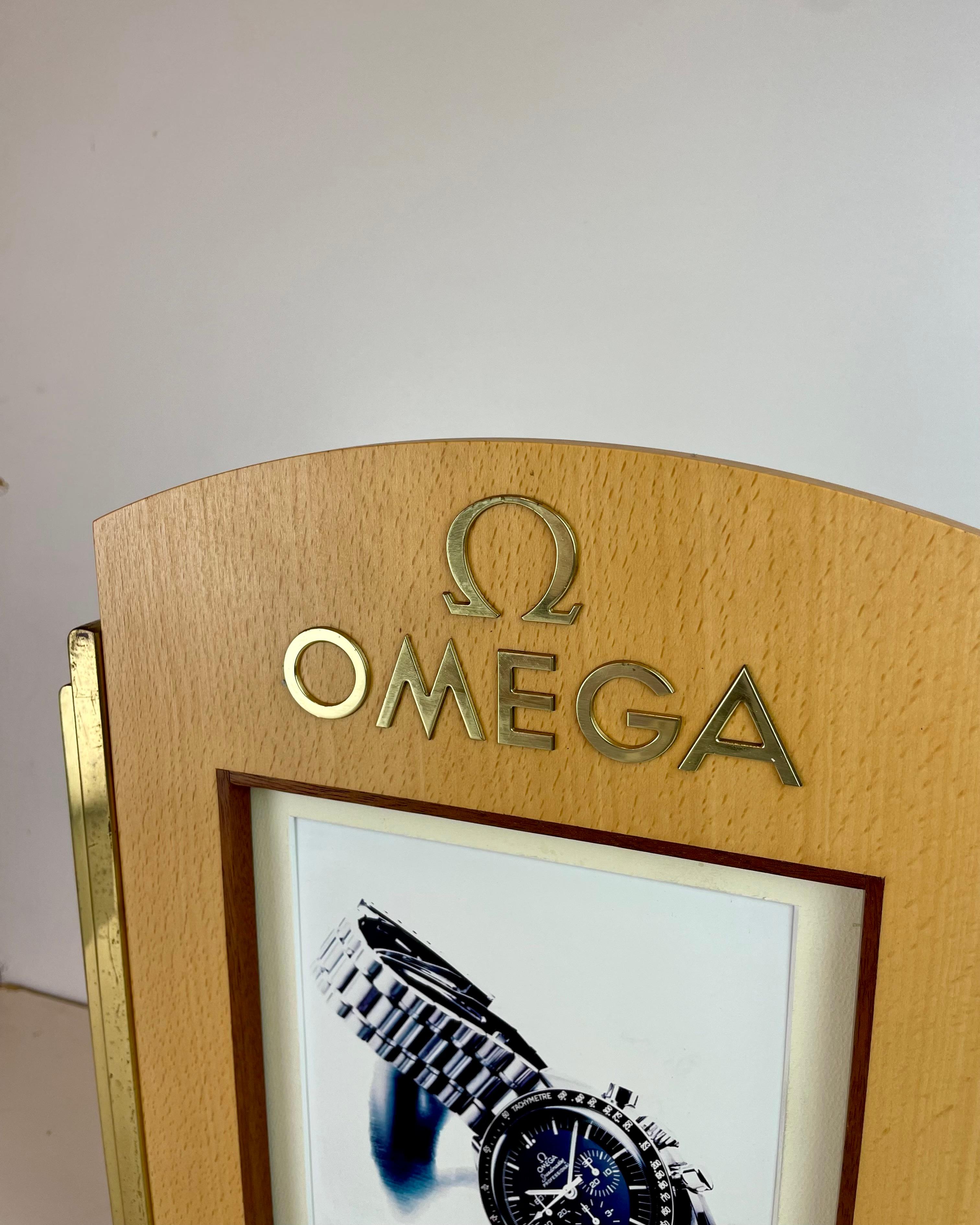 Pubblicità Omega d'epoca nei negozi, anni '80 in vendita 3