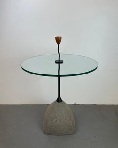 Post-Modern Side Table in the Style of Ettore Sottsass, Italy, 1980s