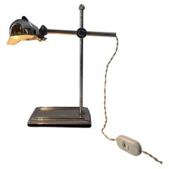 Dactyl, Art-Deco Desk Lamp by Jean Chavanis for Pirouett, France, 1940s