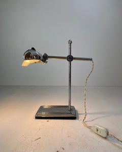 Dactyl, Art-Deco Desk Lamp by Jean Chavanis for Pirouett, France, 1940s
