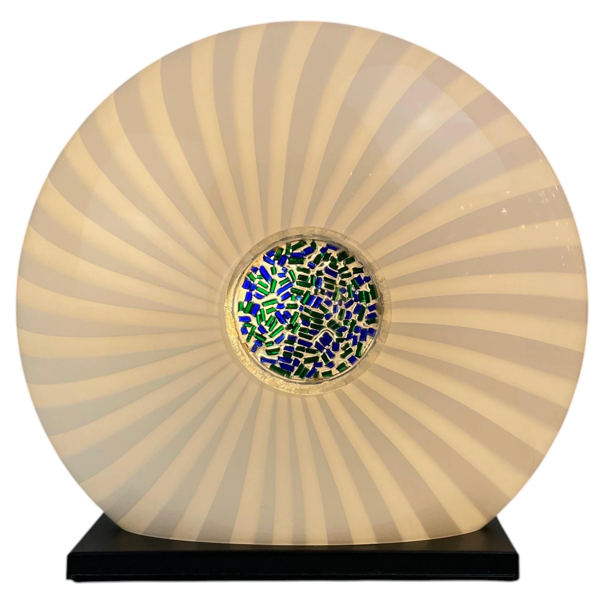 Murano Glass Table Lamp, Italy, 1980s