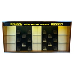 Ronson Varaflame, Lighted Counter Display Cabinet, UK, 1960s