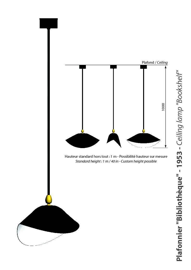 serge mouille ceiling lamp