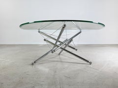 Vintage design coffee table Cassina Theodore Waddell 1973