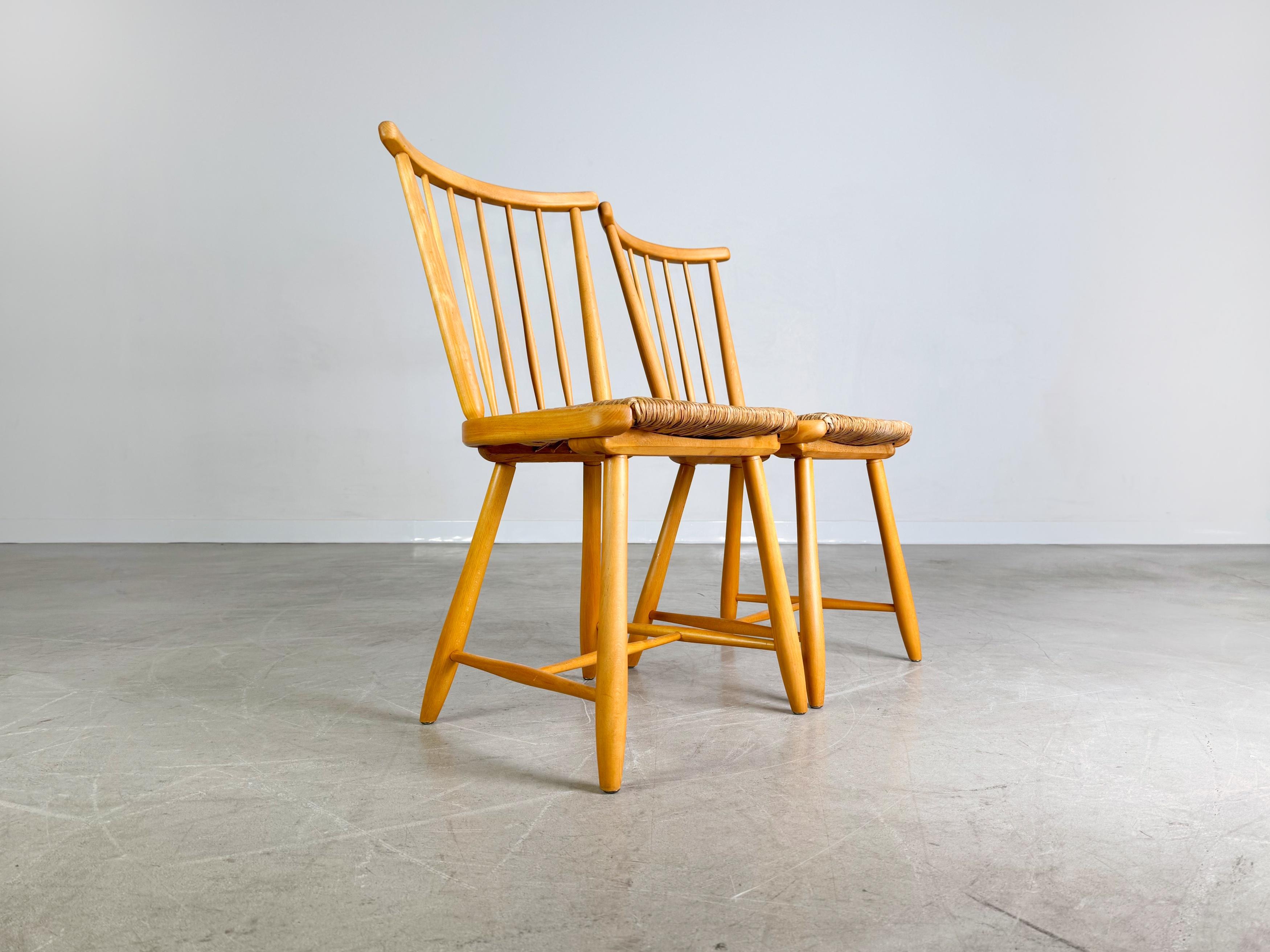 2er Set Original WKS Midcentury Stuhl WK Möbel Arno Lambrecht Bon état - En vente à Berlin, DE