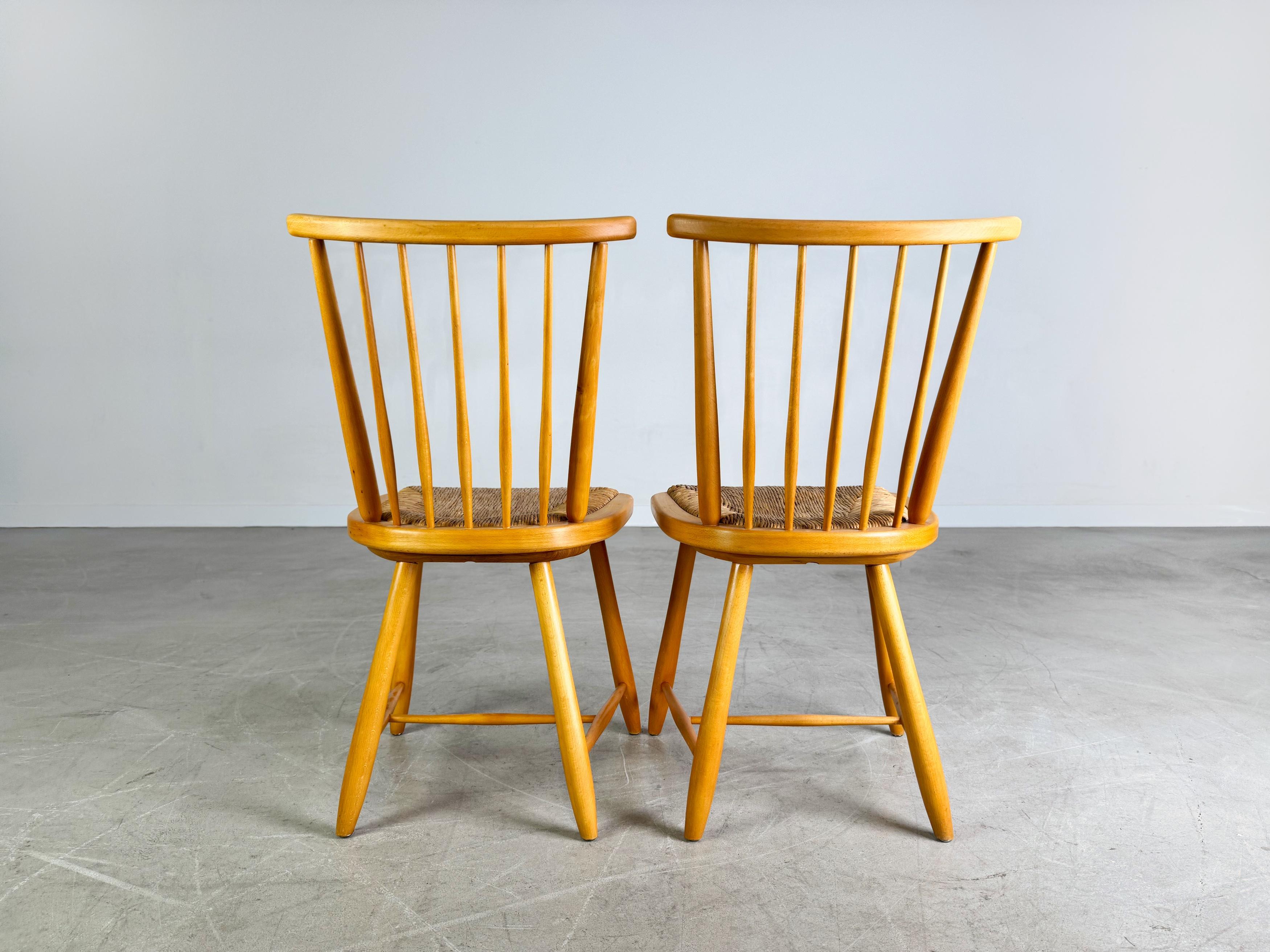 Milieu du XXe siècle 2er Set Original WKS Midcentury Stuhl WK Möbel Arno Lambrecht en vente