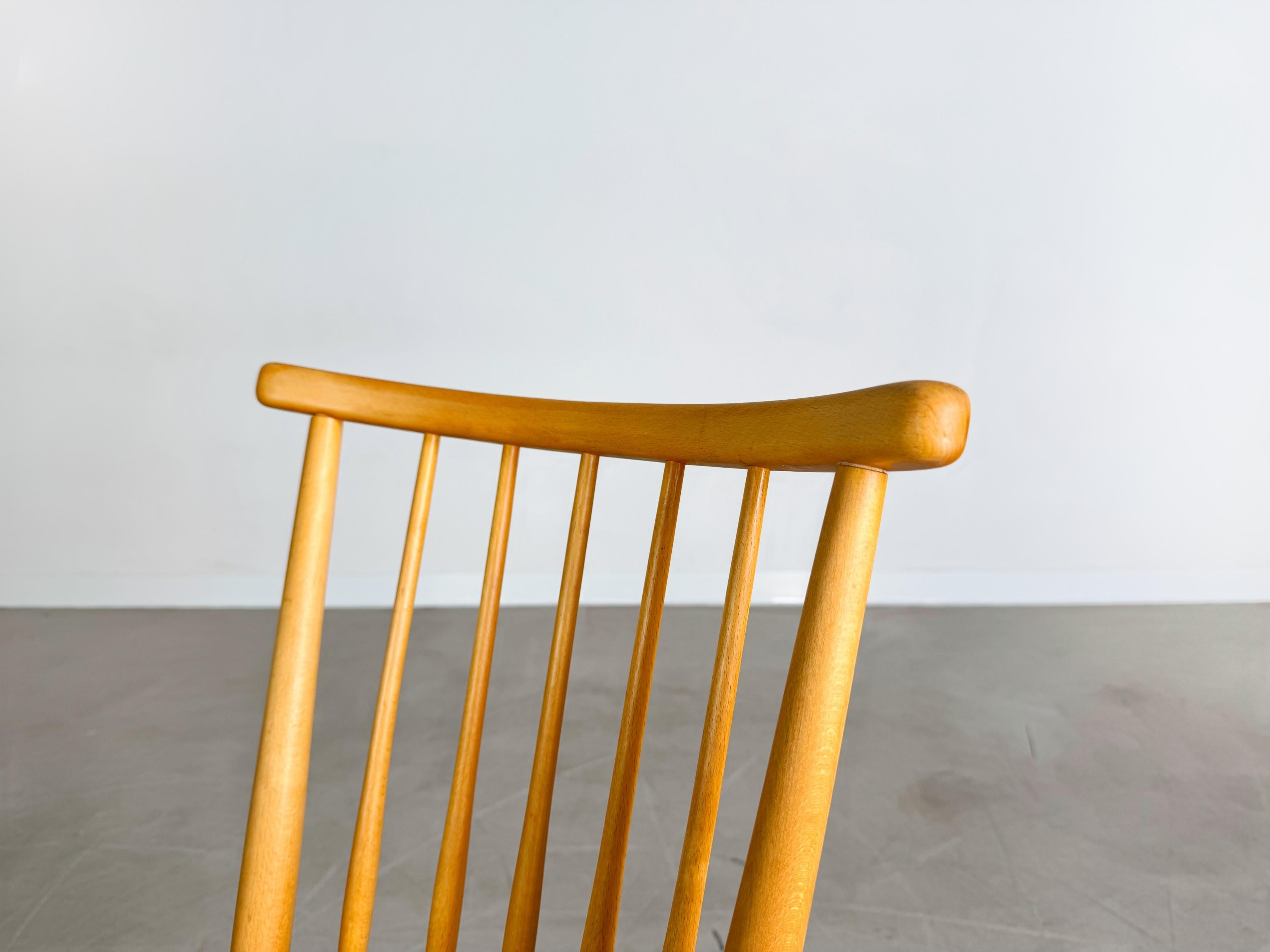 2er Set Original WKS Midcentury Stuhl WK Möbel Arno Lambrecht en vente 1
