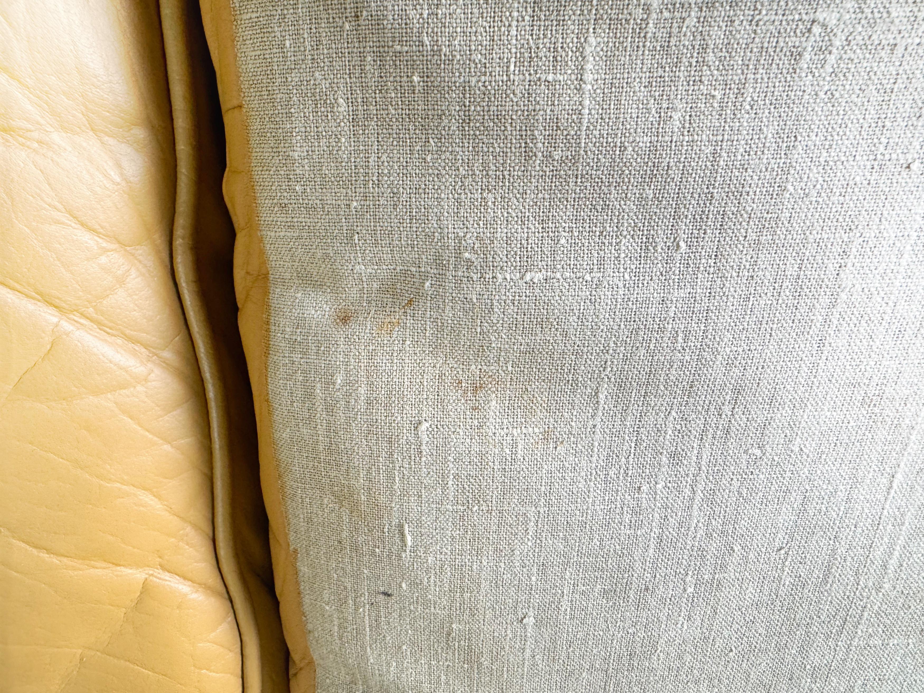 Original Midcentury Dreisitzer Sofa Couch Arne Norell Mexico Leder en vente 5