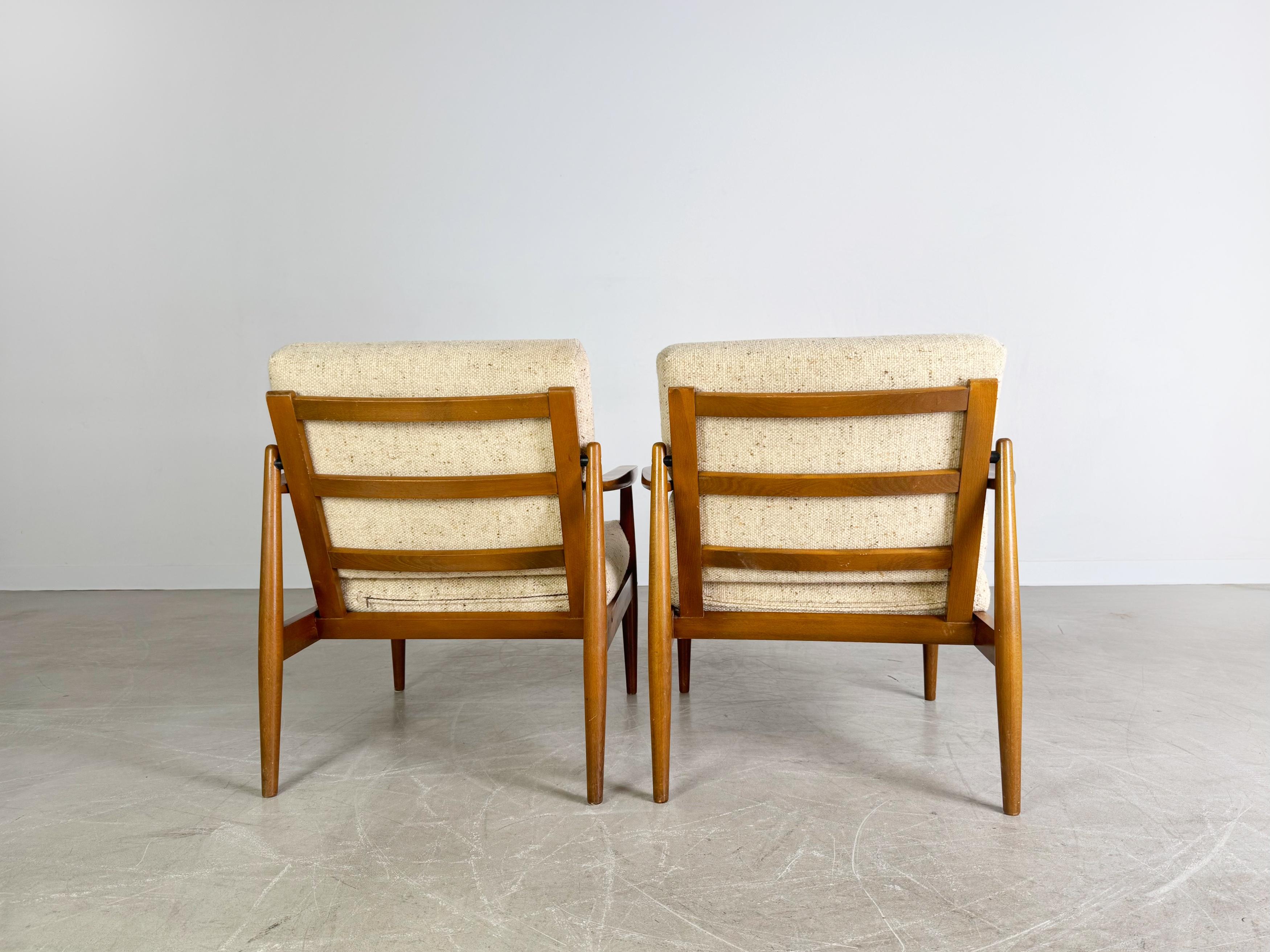 2x Sillón Sessel de mediados de siglo infierno Vintage 1960 Lounge Stuhl mediados del siglo XX en venta