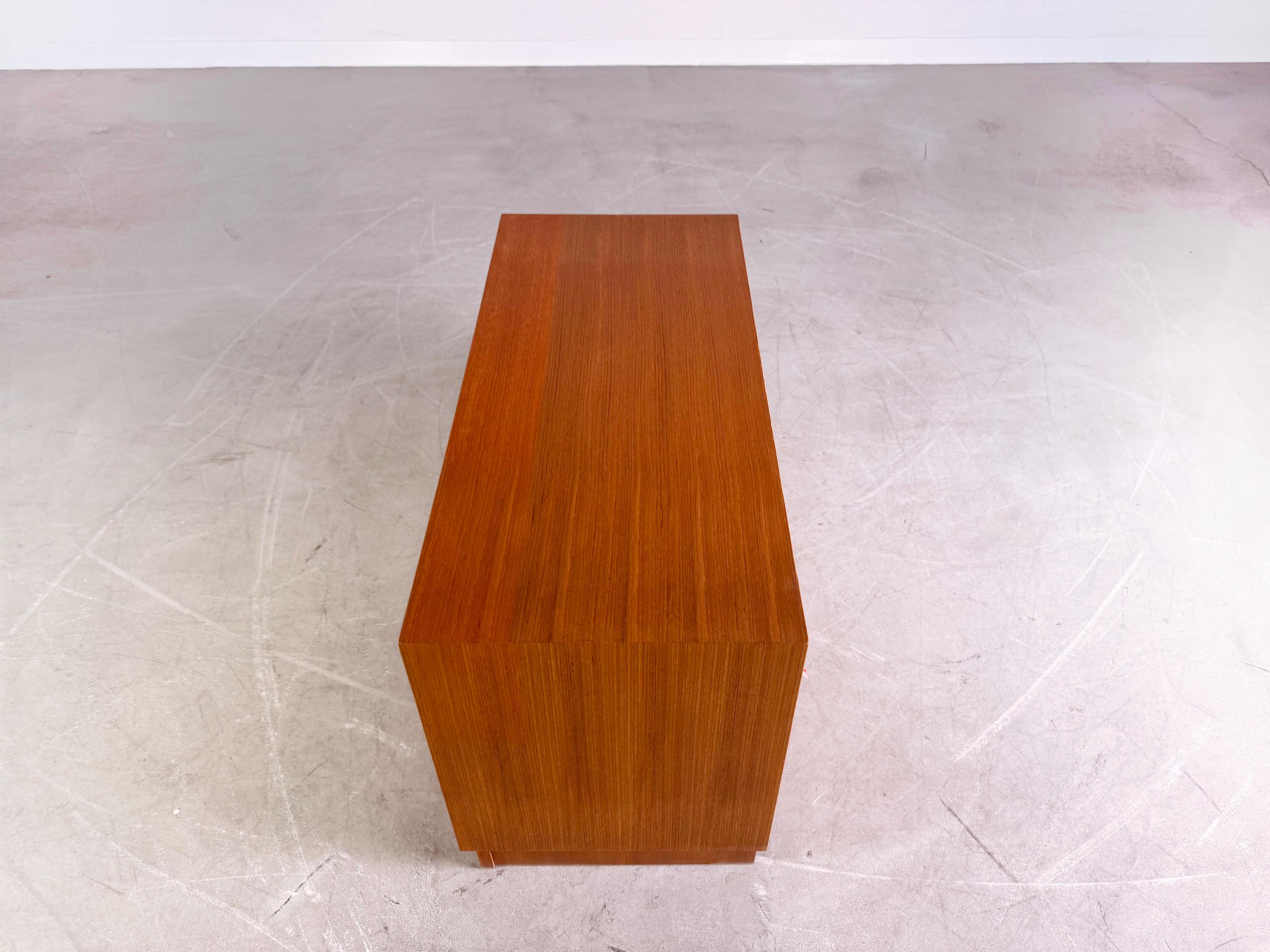 Mid-20th Century Original Midcentury Sideboard WK Möbel Teak Lowboard Kommode For Sale