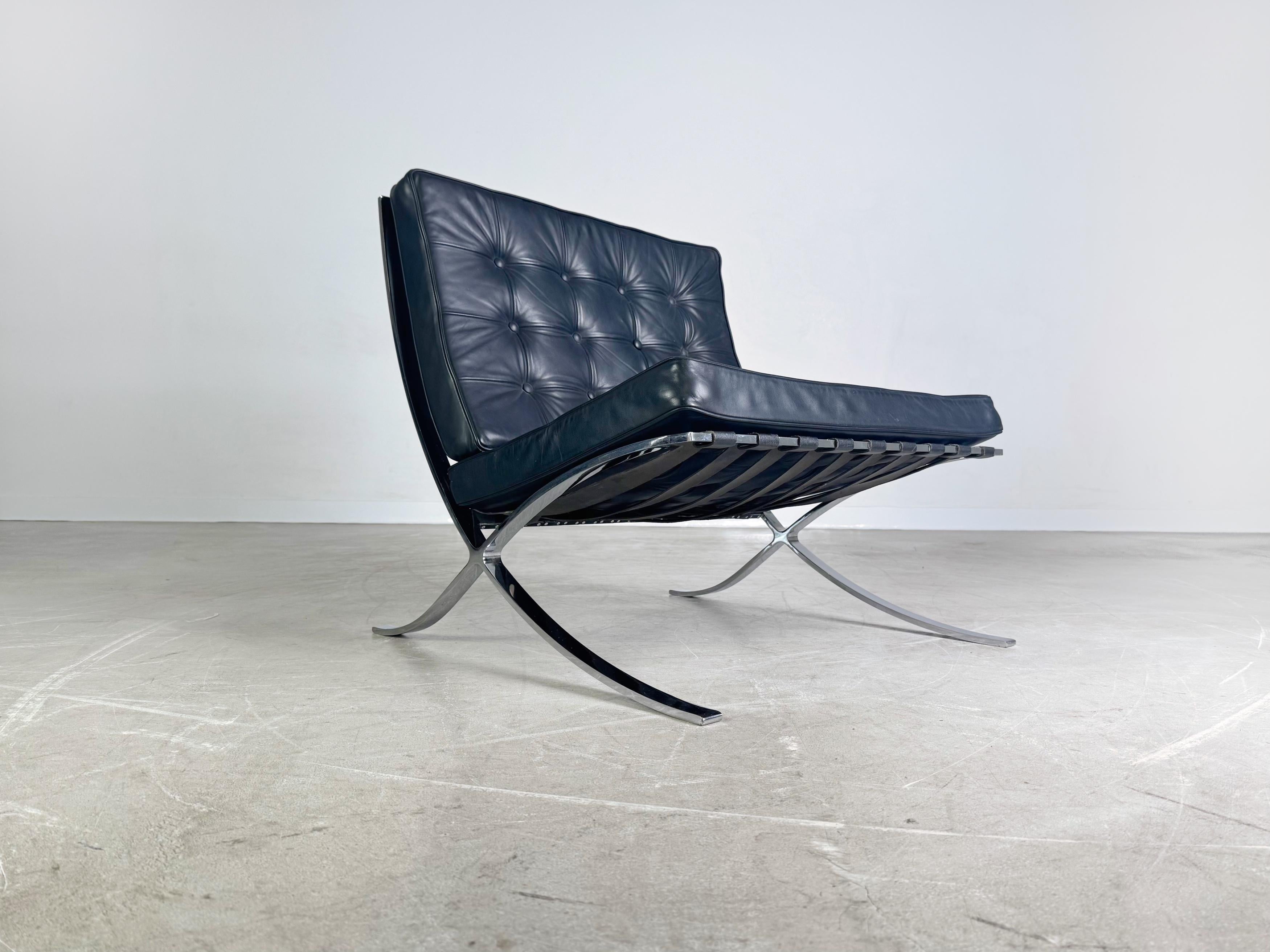 Original Knoll Intenational Barcelona Stuhl Mies van der Rohe II (Deutsch) im Angebot