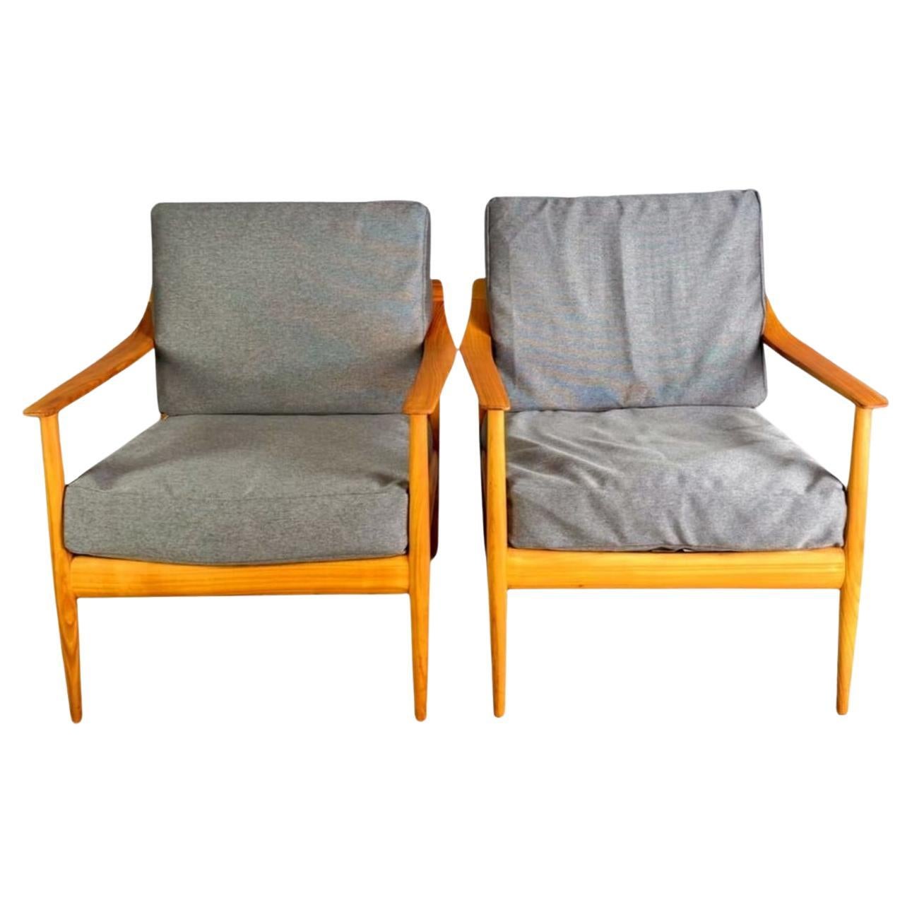 4x Sillón Knoll Antimott Sessel Midcentury Armlehnstuhl Vintage