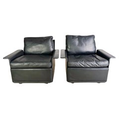 2x Dieter Rams Midcentury Sessel RZ 62 Vitsoe 620 schwarz