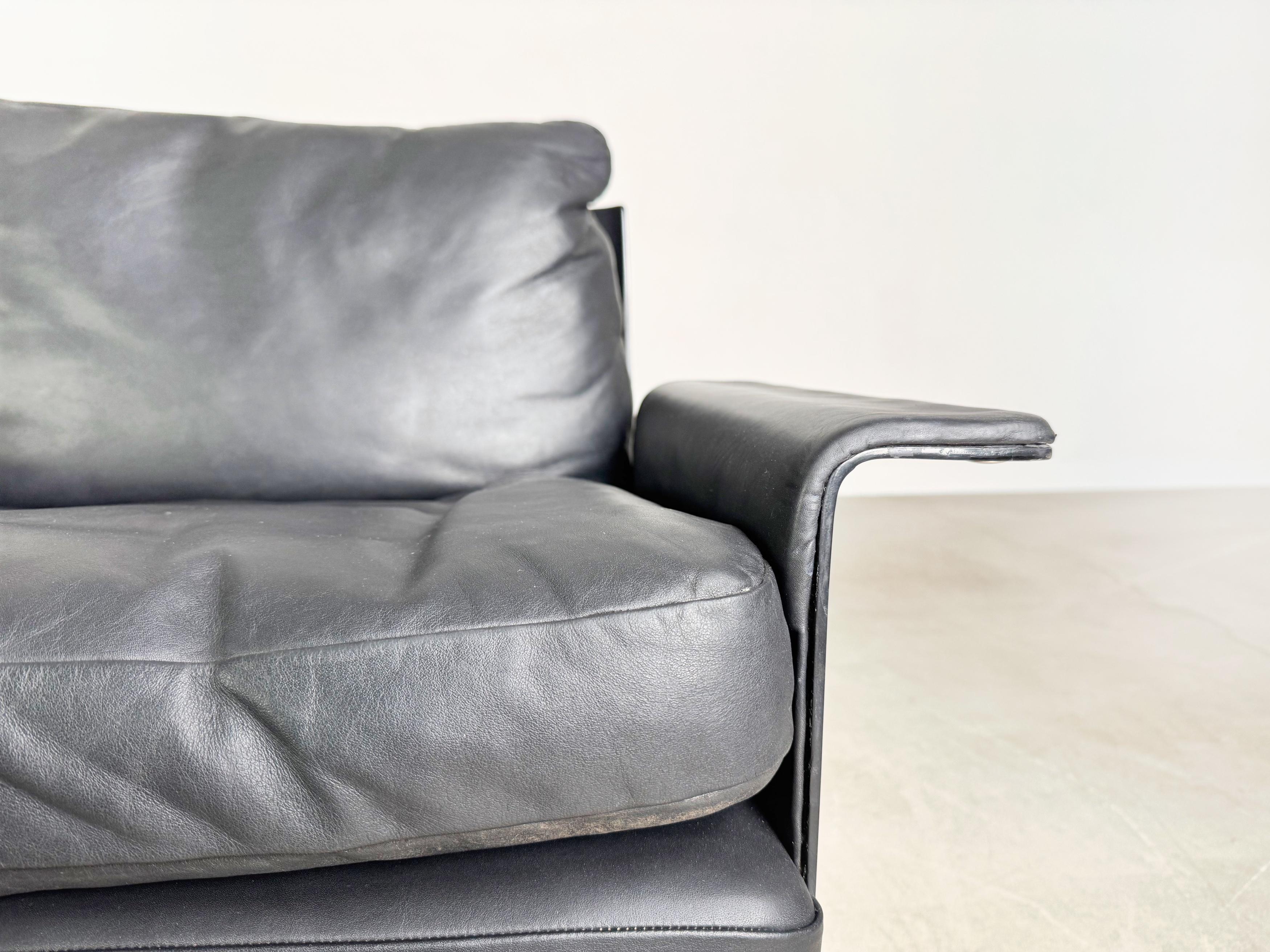 2x Dieter Rams Midcentury Sessel RZ 62 Vitsoe 620 schwarz en venta 1