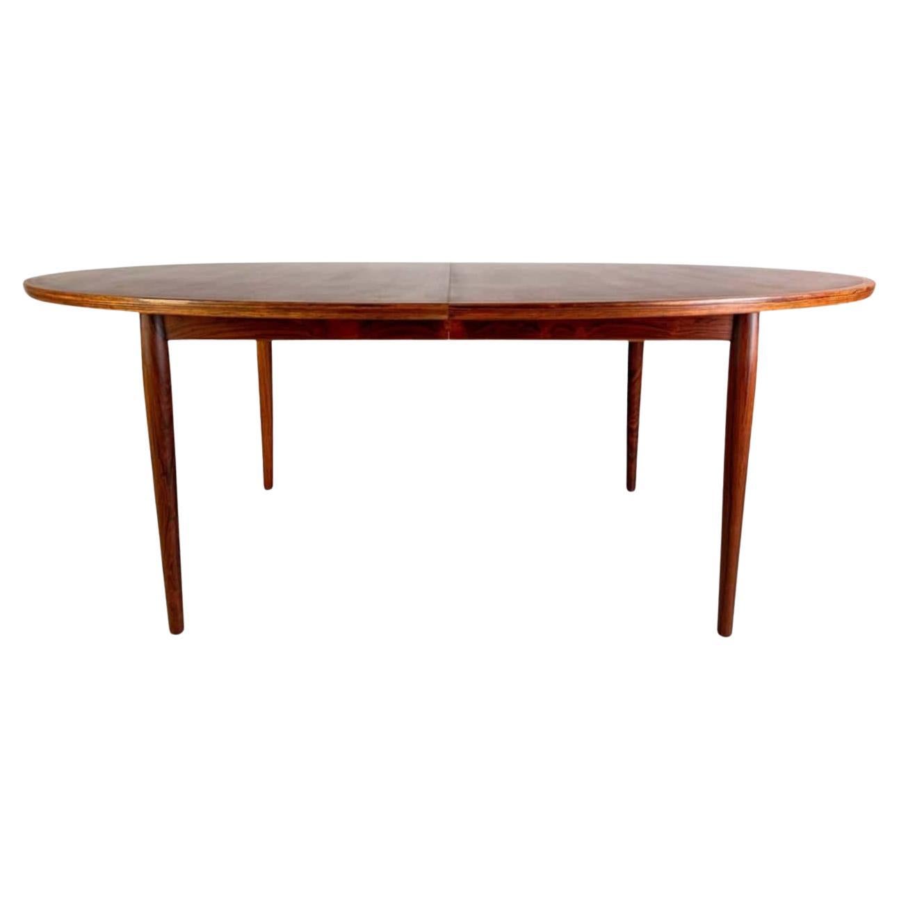 Esstisch originale Midcentury in teak ovale Vintage Tisch 1960s Design