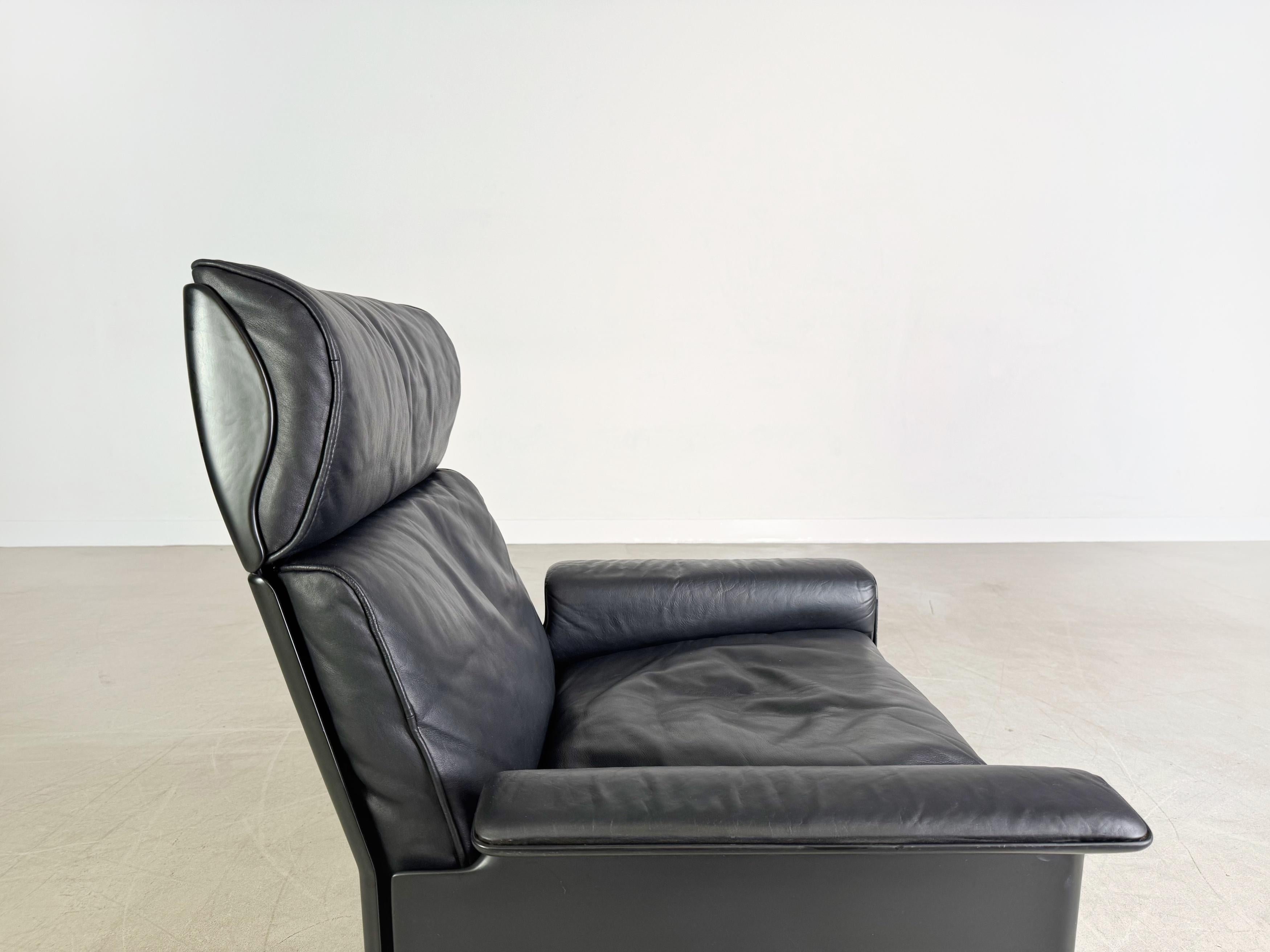 Pelle Dieter Rams Hochlehner Midcentury Sessel RZ 62 Vitsoe 620 II in vendita