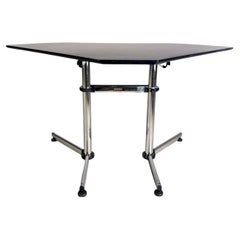 Original USM Haller Eck-Schreibtisch Kitos M Plus schwarz Eiche