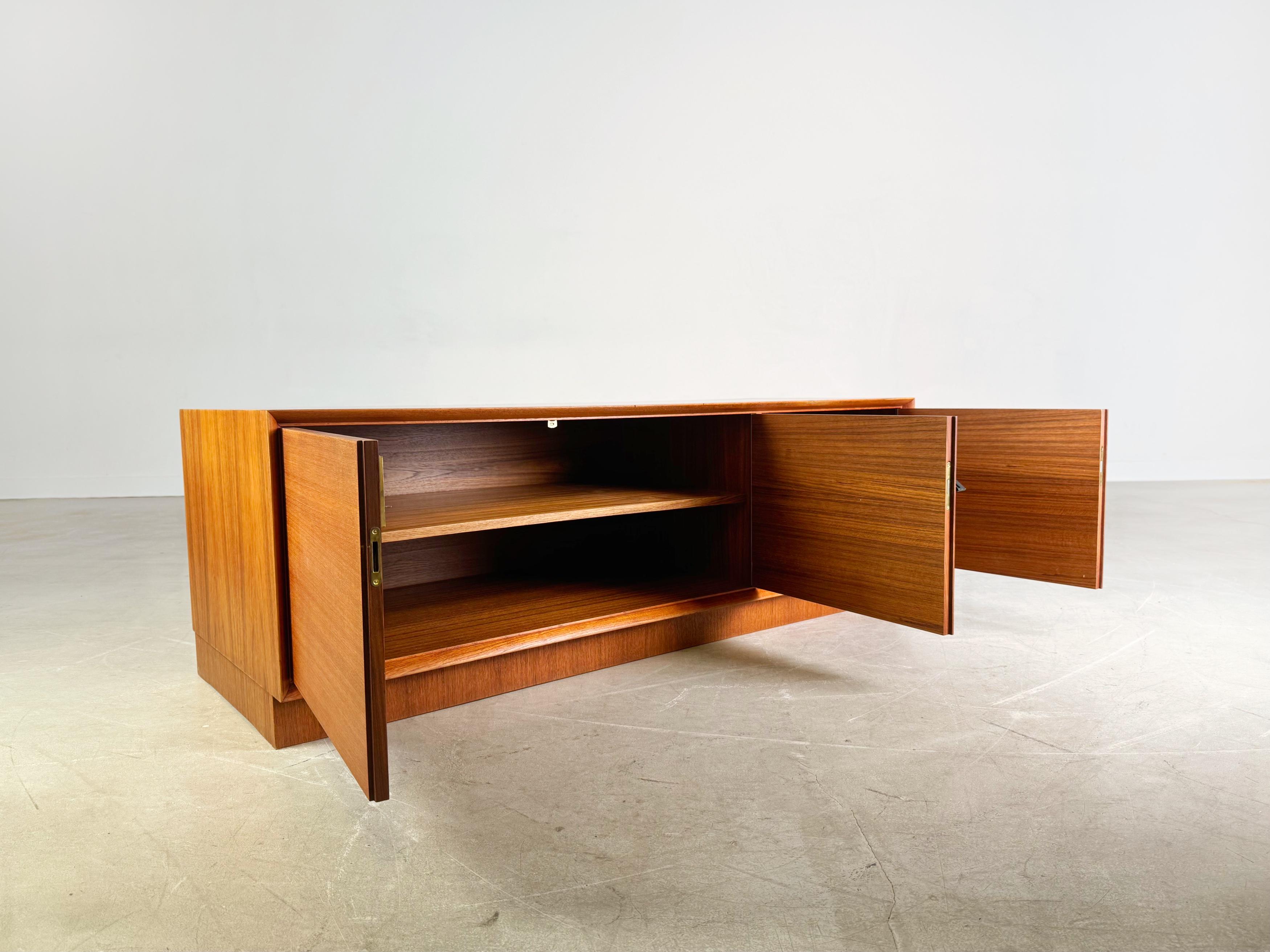 Original WK Möbel Midcentury Sideboard Teak Lowboard Kommode For Sale 2