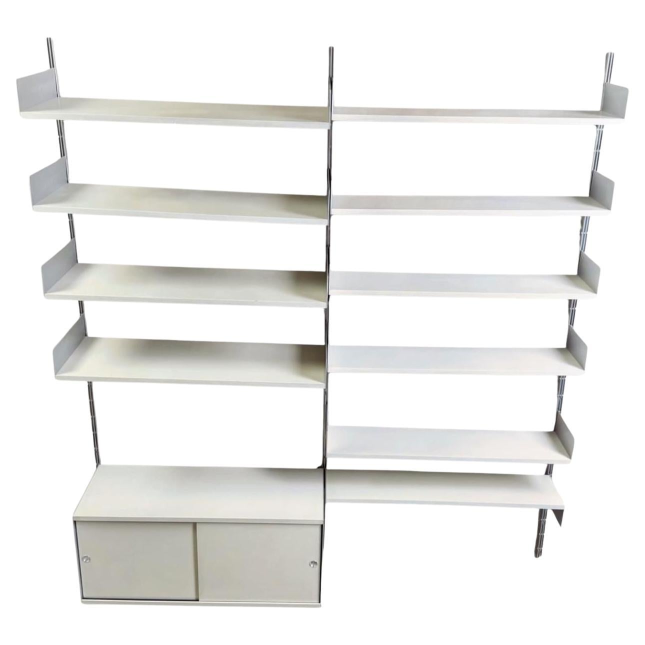 Original Dieter Rams Wandregal 606 Vitsoe weiß Design Bauhaus