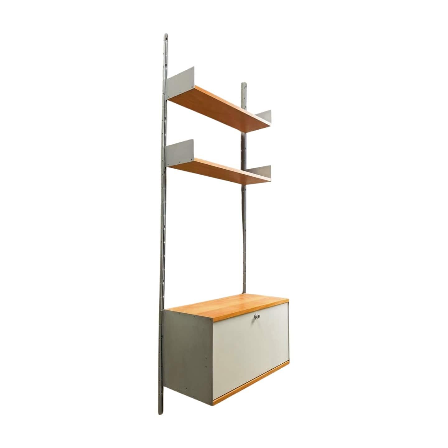 Tedesco Dieter Rams Wandregal 606 Vitsoe Holz schmal Design Bauhaus in vendita
