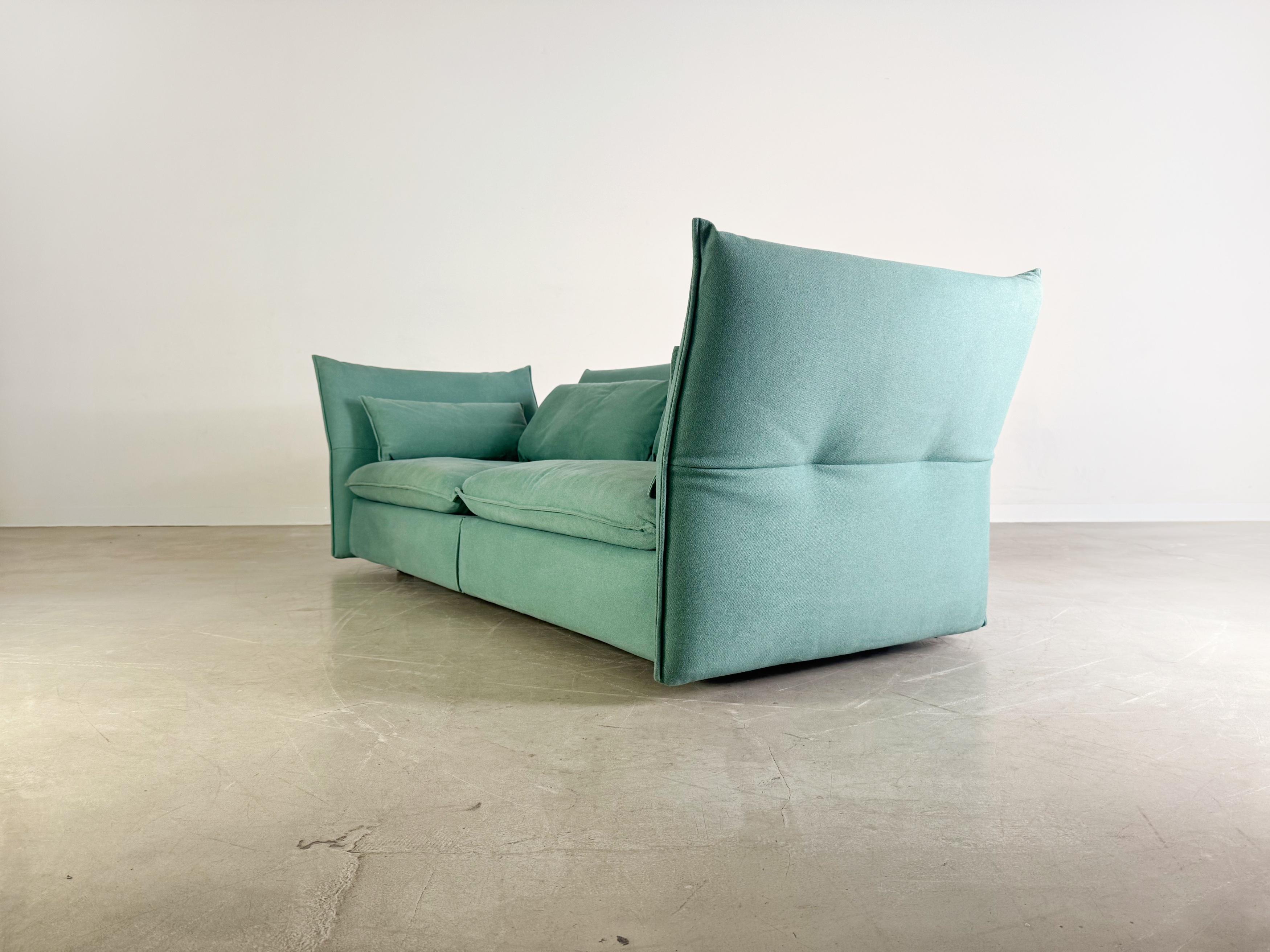 Original Vitra Mariposa Dreisitzer Sofa türkis Design Couch Büro (Deutsch) im Angebot