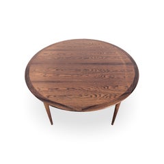 Table à manger extensible Arne Vodder, style Mid-Century, en palissandre Sibast