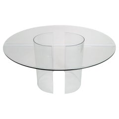 Galotti & Radice Design Esstisch Adam Glas rund Studio G&R