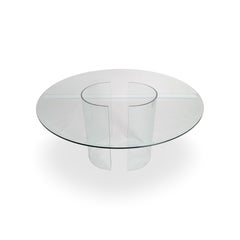 Galotti & Radice Design Esstisch Adam Glas rund Studio G&R