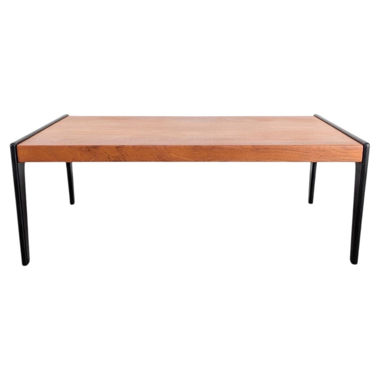 Midcentury Couchtisch lang teak midmod mcm Vintage coffee table