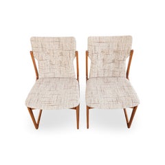 2er-Set Vamdrup Stolefabrik Midcentury-Sessel, dänischer Teakholz-Sessel