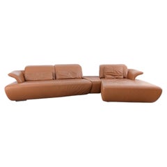 Original Koinor Avanti Sofa aus Anilinleder in Cognac – Design-Sofa