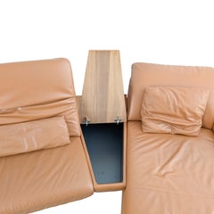 Original Koinor Avanti Sofa aus Anilinleder in Cognac – Design-Sofa