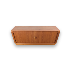 Midcentury Sideboard Dyrlund danish Teak Credenza Rolltüren