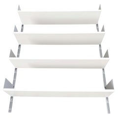 2x Original Dieter Rams 606 Midcentury Wandregal Vitsoe Aluminium