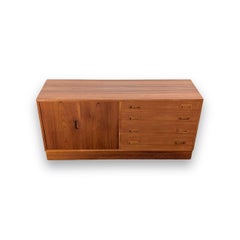 Original Poul Hundevad Midcentury-Sideboard, dänisches Teakholz-Lowboard